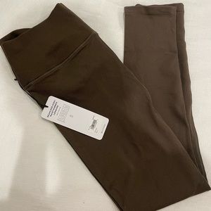 Alo NWT Seamless Ribbed Espresso Legging